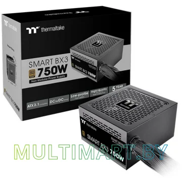 Блок питания Thermaltake Smart BX3 Bronze 750W (PS-SPD-0750NNFABE-3) картинка 6